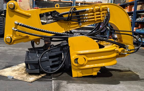 High-Frequency Hydraulic Vibro Pile Hammer with Compact Design for Mini Excavators