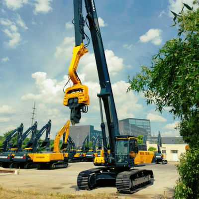 Sheet Pile Driver with Vibro Hammer for Excavators - Built for Hard Soil Conditions