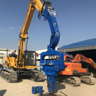 Hydraulic Sheet Pile Driver - 2750RPM, 2.75T & 12M Piling Depth + Eco-Friendly