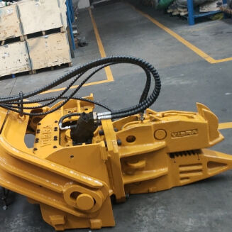 High-Performance Vibro Pile Driver - Hydraulic Power & Fast Construction Cycle