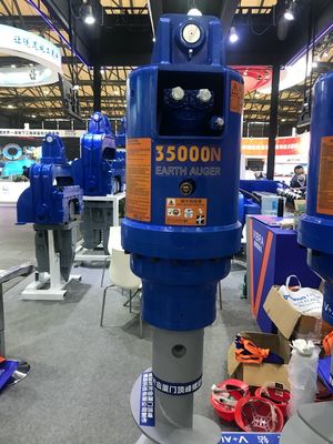 Oil Cooling Earth Drilling Auger For 24 - 50 Tons Excavator