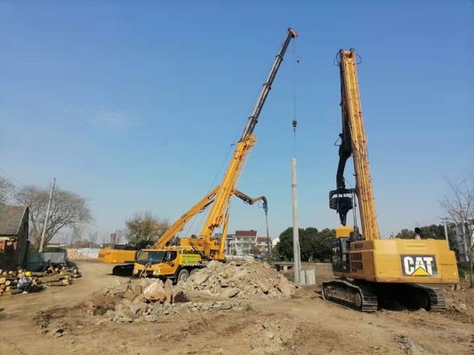 Pile Driver: 2500 RPM & 8M Depth for Efficient Sheet Piling