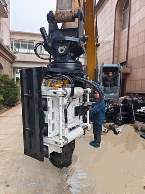 کلیمپ جانبی Vibro Hammer Pile Driving Force برای کاربردهای رانندگی سنگین