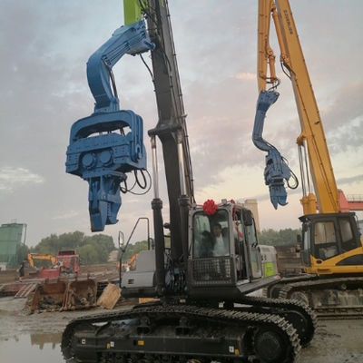 Precise Pile Driver for Solar Farms: Efficient Sheet Piling & Vibro Technology