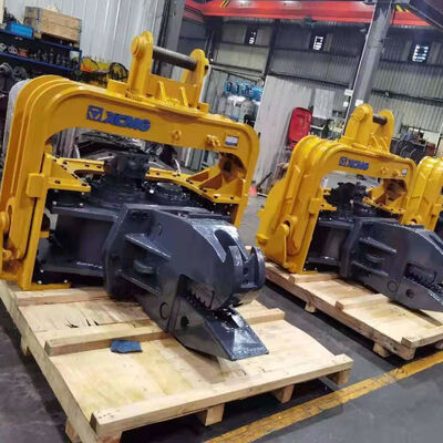 Excavator-Mounted Hydraulic Pile Driver – 18m Max Length & Powerful Vibration