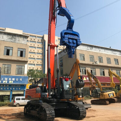PCF Series Hydraulic Pile Driver - 18m Piling Depth & 905kN Exciting Force For 45-60T Excavator
