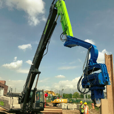 Railway Pile Driver: Precision Sheet Piling to 15 Meters with Minimal Vibration