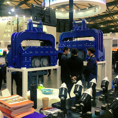 High-Efficiency Excavator Mounted Vibro Hammer Pile Driver – 2800rpm For 10 Meter Piling Work