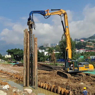 Heavy-Duty Pile Driver : Offshore Foundation Hammer For Efficient Sheet Pile Installation