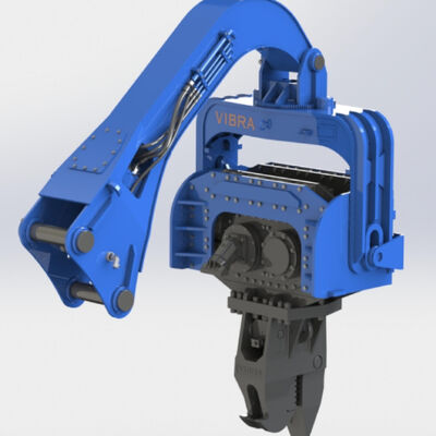 درایور شمع هیدرولیک سری PCF 350 | راندمان بالا و سازگاری با چند بیل مکانیکی