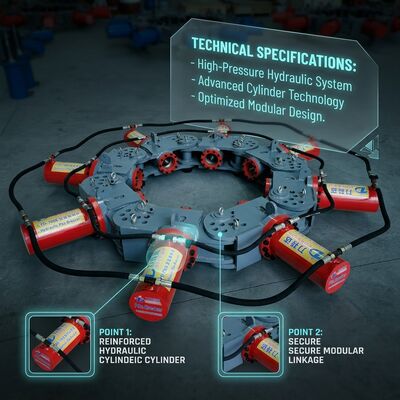 شکستگر هیدرولیکی مدولار سنگین SP-1200 تخریب استاتیک با بهره‌وری بالا برای شمع‌های 600-3000 میلی‌متری